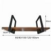 Ceiling Mounted Holder Hanging Rack For Entrance Kitchen Bar StorageIndustrial Suspended Shelf For BooksPot And Pans Shelves Plant Flower Stands Home Decorative ,6 Sizes ( Size : 60x30x50cm ) view 2