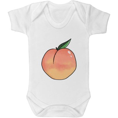 Azeeda 3-6 Month 'Peach' Baby Grow/Bodysuit (GR00088306)