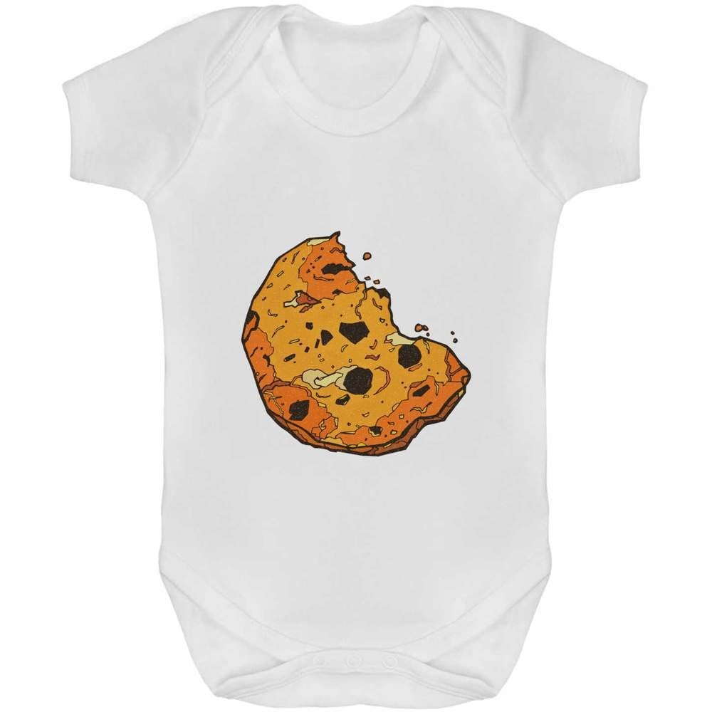 Azeeda 3-6 Month 'Bitten Cookie' Baby Grow/Bodysuit (GR00086735)