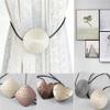 ALHJ Simple Curtain Strap European Style Tie Rope Bedroom Living Room Metal Magnet Curtain Buckle (Color : B) view 2