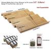 Angimio Bamboo Spice Rack Drawer Organizer - 8 Piece Set - 12" Wide, Combine Into 24" Rack (12" or 24") view 4