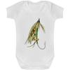 Azeeda 3-6 Month 'Fishing Fly' Baby Grow/Bodysuit (GR00090437) view 1
