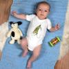 Azeeda 3-6 Month 'Fishing Fly' Baby Grow/Bodysuit (GR00090437) view 2