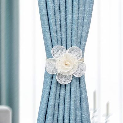 Modern Minimalist Curtain Straps a Pair of Magnet Curtain Buckle Creative Cute Straps Tied Rope Jewelry (Color : A)