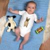 Azeeda 3-6 Month 'French Bulldog' Baby Grow/Bodysuit (GR00089886) view 2
