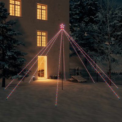 GOLINPEILO Christmas Tree Lights Indoor Outdoor,Christmas Decorations Outdoor LED Lights,Waterfall Christmas String Lights for Christmas,Halloween, Year Gifts, 800 LEDs Colorful 16.4'