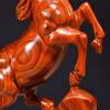 CFLNYC Home Decor Home Office Dcor Collectible Figurines Sculptures Ornament, Woodcarving Success Horse to Mahogany Crafts view 3