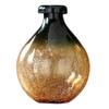 CFLNYC Home Decor Glass Vase Ice Cracked Thick Glass Vases, Modern American Living Room Dining Table Hydroponic Flower Ornament Home Office Decor Desktop Vases Plant Holder view 1
