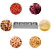 TFCFL Spice Rack Shelf,One Row Stainless Steel Organizer Stand with five food containers and Lids,Kitchen Pantry Countertop Spice Holder for Seasoning Sauce Jam Fruits Ingredients (5-Pan) view 3