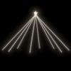 GOLINPEILO Christmas Tree Lights Indoor Outdoor,Christmas Decorations Outdoor LED Lights,Waterfall Christmas String Lights for Christmas,Halloween, Year Gifts, 576 LEDs Cold White 11.8' view 2