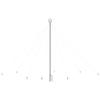 GOLINPEILO Christmas Tree Lights Indoor Outdoor,Christmas Decorations Outdoor LED Lights,Waterfall Christmas String Lights for Christmas,Halloween, Year Gifts, 576 LEDs Cold White 11.8' view 3