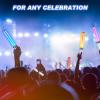 Lewtemi 6 Pcs K-pop Lightstick LED Glow Sticks 15 Color Reusable Concert Stick, Manual and Automatic Mode, Idol Flashing Glowsticks Wotagei Party Supplies for Raves Emergency Camping New Year view 3