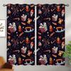 ONINUO Christmas Blackout Curtains for Living Room Decor, Holiday Xmas Snowflake New Year Present Boxes Grommet Thermal Insulated Drapes Darkening Window Curtain for Bedroom Living Room, 63 x 63 Inch view 2