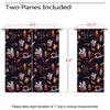 ONINUO Christmas Blackout Curtains for Living Room Decor, Holiday Xmas Snowflake New Year Present Boxes Grommet Thermal Insulated Drapes Darkening Window Curtain for Bedroom Living Room, 63 x 63 Inch view 3