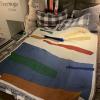 Bannr Blanket Queen Size Color Geometric Pattern Sofa Blanket with Fringe Hanging Tapestry Travel Pillows (Size : 150x210cm) view 2
