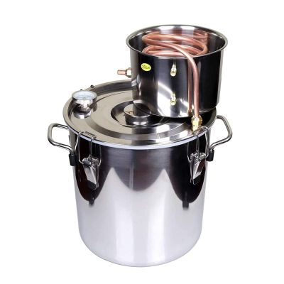 Distiller with Built-in Thermometer for Home Fermentation,8l/2gal