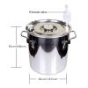 Distiller with Built-in Thermometer for Home Fermentation,8l/2gal view 3