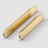 YHBZ Gold Modern Cabinet Handles,2 Pack Zinc Alloy Drawer Pull Knobs,for Kitchen Bedroom Wardrobe Furniture Door Grab Handles,with Screws,Holedistance64mm view 2