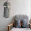 GUKALYLY Tree of Life Macrame Wall Hanging,Chic Handmade Woven Boho Home Dcor,Eclectic Wall Decor for Bedroom Nursery Apartment Dorm Decoration,Gift for Teen Girl Mom(13" W X 31.5" L) (Grey&White) view 3