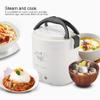 12V 100W 1L Electric Portable Rice Cooker for Car, Multifunctional Food Steamer, White, Non-Stick Coating view 2