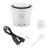 12V 100W 1L Electric Portable Rice Cooker for Car, Multifunctional Food Steamer, White, Non-Stick Coating view 3