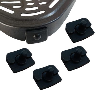 4PCS Air Fryer Rubber Bumpers for COSORI 6.8 Quart Air Fryers, Upgraded Air Fryer Silicone Rubber Feet, Rubber Tabs, Rubber Tips, Rubber Stoppers for COSORI 6.8QT Air Fryer Tray