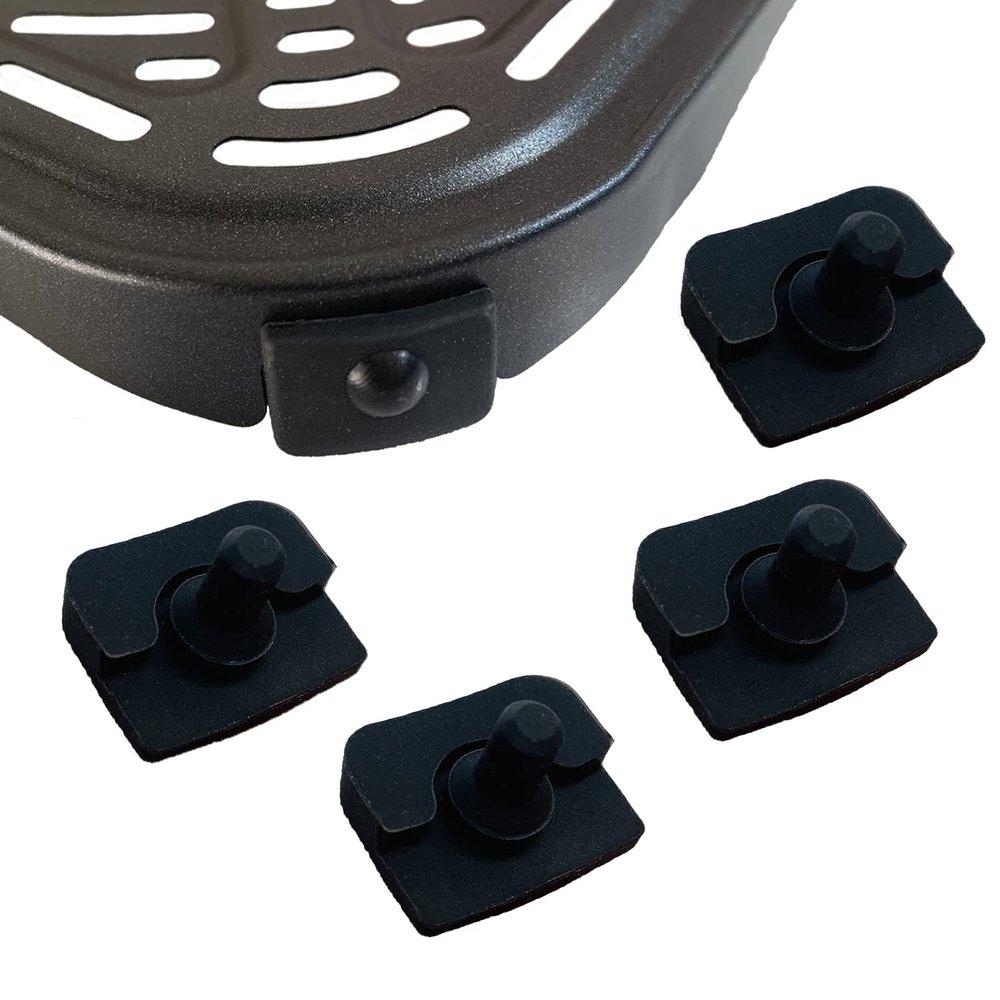 4PCS Air Fryer Rubber Bumpers for COSORI 6.8 Quart Air Fryers, Upgraded Air Fryer Silicone Rubber Feet, Rubber Tabs, Rubber Tips, Rubber Stoppers for COSORI 6.8QT Air Fryer Tray