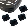 4PCS Air Fryer Rubber Bumpers for COSORI 6.8 Quart Air Fryers, Upgraded Air Fryer Silicone Rubber Feet, Rubber Tabs, Rubber Tips, Rubber Stoppers for COSORI 6.8QT Air Fryer Tray view 1