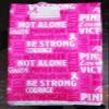 SL2Y- Breast Cancer 7pc Gift Set. Breast Cancer Themed Items (1) Water Bottle (1) Mini Teddy bear (1) Decor Towel (1) Note Tablet wpen (1) Hope, Courage, Faith, Strength Scarf (1) Button (1) magnet. view 3