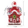Christmas Gingerbread House Ornaments Candy House Xmas Tree Hanging Decoration Resin Christmas Hanging Ornaments Xmas Painted House Pendants for Christmas Tree Holiday Party Home Decoration(G, 1PCS) view 2