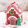 Christmas Gingerbread House Ornaments Candy House Xmas Tree Hanging Decoration Resin Christmas Hanging Ornaments Xmas Painted House Pendants for Christmas Tree Holiday Party Home Decoration(G, 1PCS) view 4