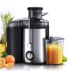 800W Juicer Machine, Stainless Steel Big Mouth Automatic Electric Juicer Extractor No Pomace Fiber Residue Easy to Disassemble and Clean, Citrus Juicer for Fruits and Vegetables view 1