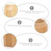 Alipis 2pcs Swab Holder Cover Multifunctional Toothpick Storage Jar -shaped Design for Home Bathroom Use Stylish Organizer for Swabs Toothpicks view 3