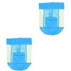 Zerodeko 2pcs Convenient Mesh Drawstring Backpack for Beach Toys Wear-resistant Storage Bag Straps Quick Drying Design for Easy Rinsing Fun for Boys and Girls view 1