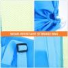 Zerodeko 2pcs Convenient Mesh Drawstring Backpack for Beach Toys Wear-resistant Storage Bag Straps Quick Drying Design for Easy Rinsing Fun for Boys and Girls view 2