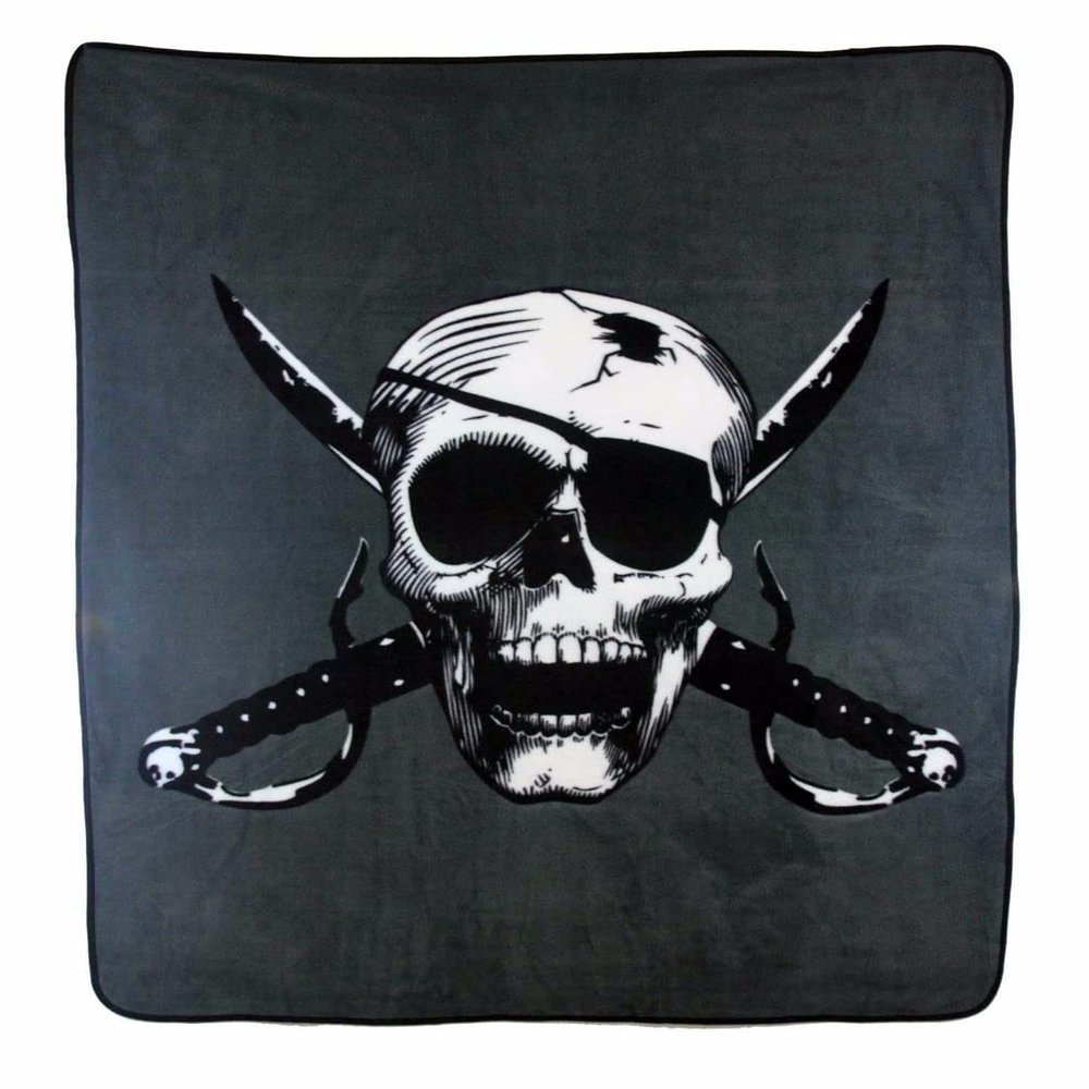 Cutlass Crossbones Fleece Blanket