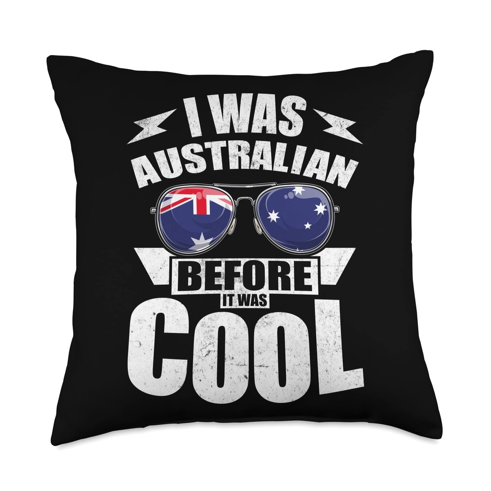 Australia Flag Proud Australians Girls & Women Throw Pillow