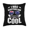 Australia Flag Proud Australians Girls & Women Throw Pillow view 1