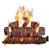 Peterson Fyreside 18-inch Live Oak Log Set with Vented Burner, Auto-Safety Pilot Control Valve and Gas Connection Kit (Propane Gas Only) view 1
