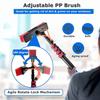 Water Fed Pole Kit,Water Fed Brush Water Fed Pole Kit, Water Fed Cleaning System, Aluminum Outdoor Window Cleaner With Hose, Cleaning And Washing Tool For Solar Panel (Size : 35FT/10.8M) view 3