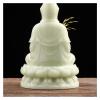 KIZQYN Guan Yin Statue Feng Shui Decor Buddha Household Jade Buddha Statue Guanyin Statue Jade Stone Decoration Chinese for Home and Office Sculpture Lucky Buddha Statue view 3