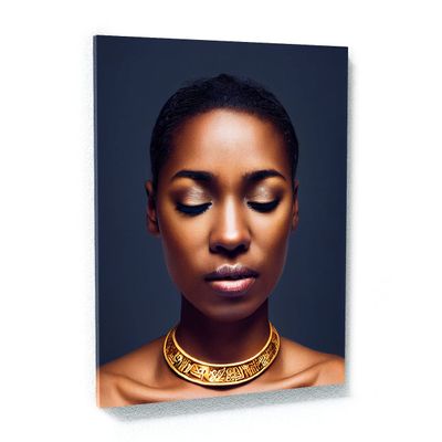 Sense Canvas African Woman 15 Canvas Art - Home Decor Wall Art Print Poster Painting Small 12x16 / 0.75"