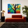 Sense Canvas Blooming Tree 15 Canvas Art - Home Decor Wall Art Print Poster Painting Small 16x12 / 0.75" view 2