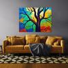 Sense Canvas Blooming Tree 15 Canvas Art - Home Decor Wall Art Print Poster Painting Small 16x12 / 0.75" view 3