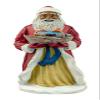 Black Santa with a Toy Boat (Large Version) Collectible Figurine, 14" Tall view 1