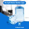 3 & 5 Gallon Water Jug Cap Reusable - Non-Spill 55mm Water Bottle Caps,Silicone Replacement Cap Lids Anti Splash view 4