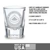 7.62 Design U.S. Army Private 1st Class Etched 2 oz. Shot Glass view 4