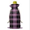 10 Pcs Premium Wine Bottle Gift Bags with Drawstring Buffalo Plaid Reusable Wine Gift Bag for Christmas, Wedding, Birthday,Holiday Party, Housewarming, Home Storage view 2