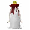 10 Pcs Premium Wine Bottle Gift Bags with Drawstring Flowing Blood Horror Spooky Halloween Themed Print Reusable Wine Gift Bag for Christmas, Wedding,Holiday Party, Housewarming, Home Storage view 2