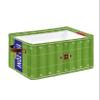 Large Storage Baskets Bins Boy Kid Game Collapsible Storage Box Laundry Organizer for Closet Shelf Nursery Kids Bedroom Football Rugby Sport Green Arena view 1